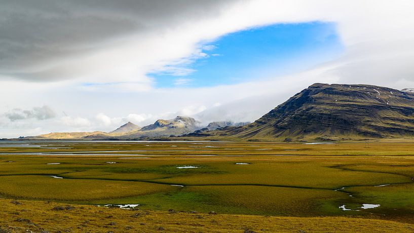 Wide swamp landscape on Iceland by Denis Feiner