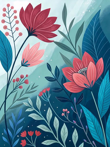 Florale Fantasie von Artistic