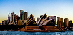 Sydney Skyline mit Oper von Kaj Hendriks