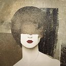woman in Ton Sur Ton - Abstract portret 19 van TW living thumbnail