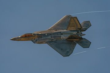 U.S. Air Force Lockheed Martin F-22 Raptor Demo Team.