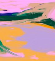 The lake - original digital drawing