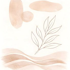 Scandinavian Leaf by Noir Sons