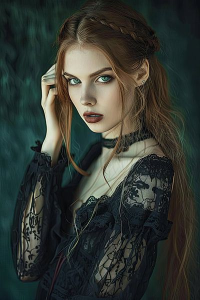 Phantasieporträt von Egon Zitter