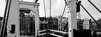 Amsterdam, the Skinny Bridge over the Amstel river