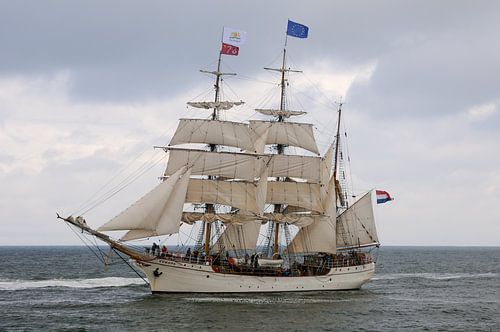 De Europa, tijdens Sail op Scheveningen 2019 van Fred en Roos van Maurik