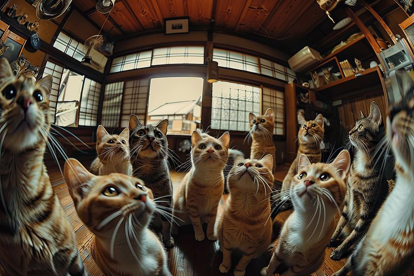 Katzen im und um das Haus von Egon Zitter