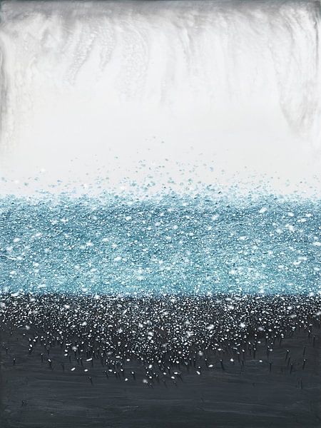 Kristallen regen blauw van Alyson Storms