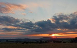 Sonnenuntergang in Frankreich