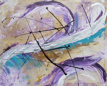 Abstracte kunst - Fly Of The Phoenix van Patricia Piotrak