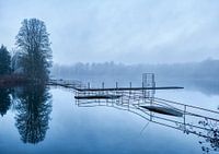 Abandoned swimming pond .....