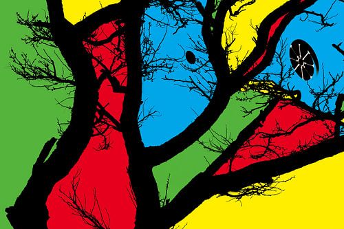 Compositie met kleurvlakken