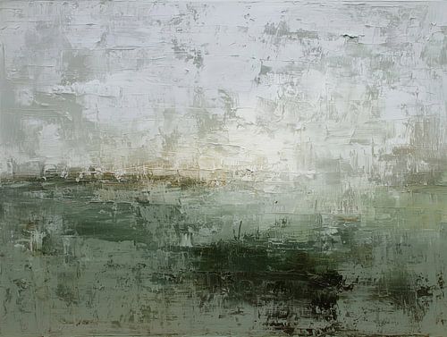 Paysage abstrait avec lever de soleil