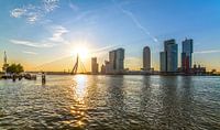De zonsopkomst in Rotterdam van MS Fotografie | Marc van der Stelt thumbnail