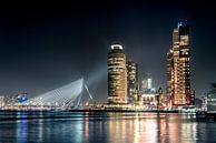 Wilhelmina pier vanaf Katendrecht Rotterdam van Anton Osinga thumbnail