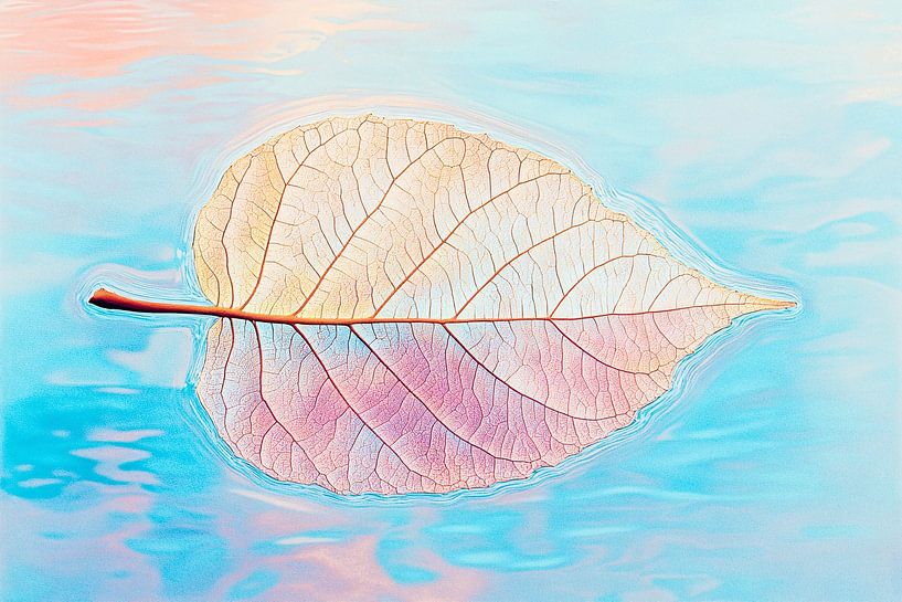 Kunstzinnig blad op water van Imperial Art House