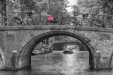 Oude brug over de Herengracht Amsterdam