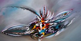 Abstrakte Welt von Gena Theheartofart