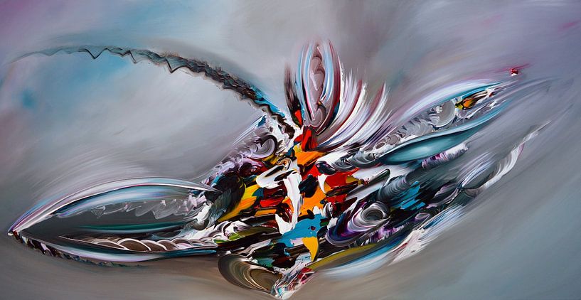 Abstrakte Welt von Gena Theheartofart