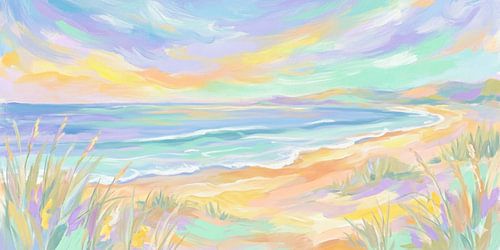 Pastel coast by Niek Traas