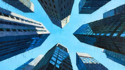 The Sky is the Limit – Zakelijke Wanddecoratie met Ambitie