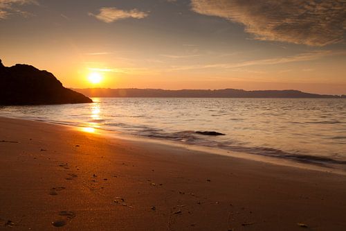 Coucher de soleil en Bretagne