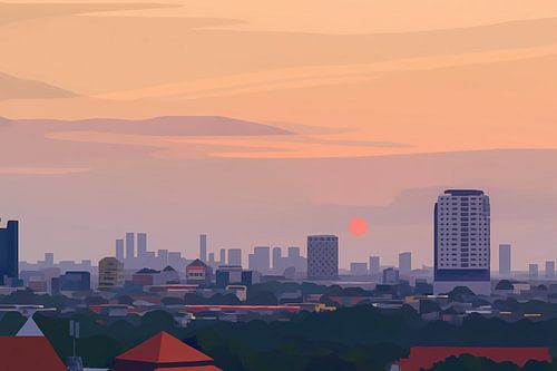 Twilight City Landscape