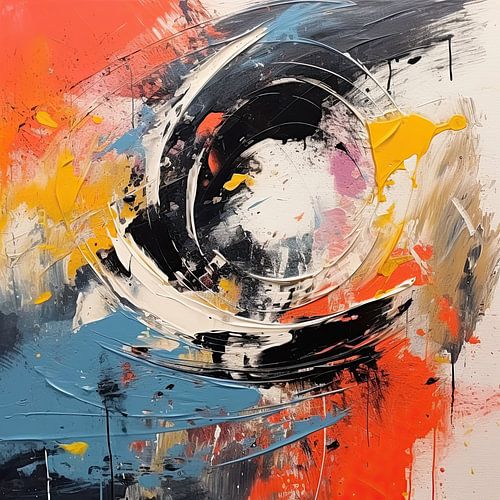 Trendy modern abstrakt