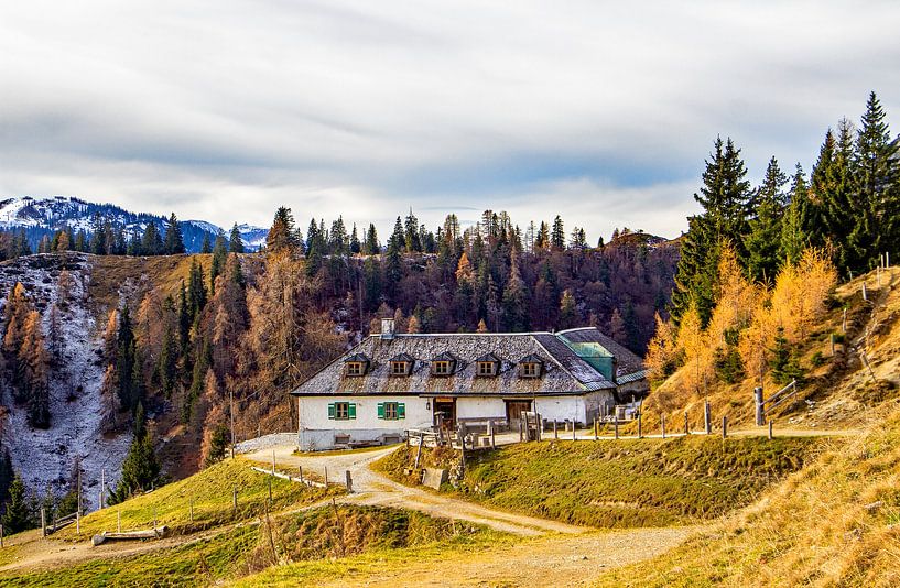 L'alpage Windraucheggalm sur le Hochkönig par Christa Kramer