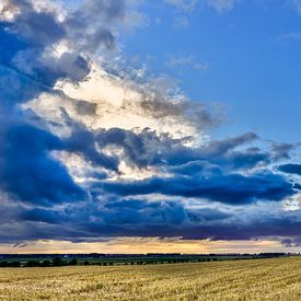 Paysage de la France sur Boas  van den Berg