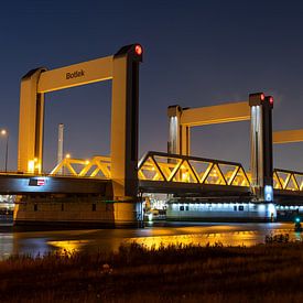 Botlekbrug in de nacht von Patrick Speters