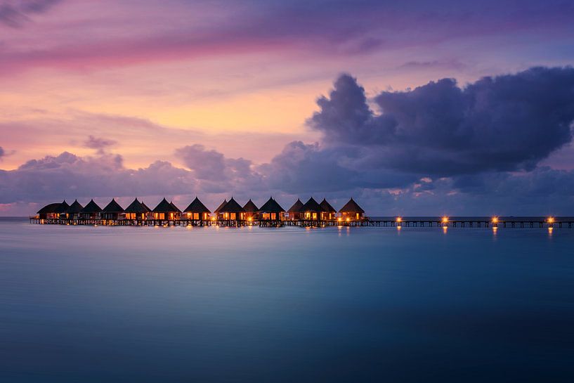 L'ambiance du soir aux Maldives par Markus Stauffer