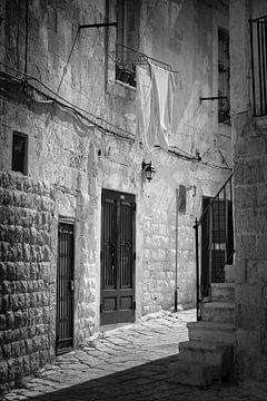 Laundry day in Italy in black and white by iPics Photography