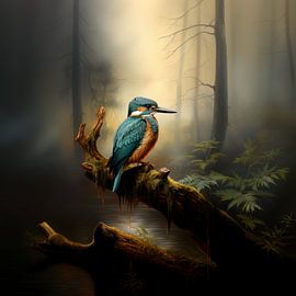 Kingfisher drawing 16