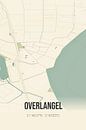 Vintage landkaart van Overlangel (Noord-Brabant) van Stad & Wand thumbnail