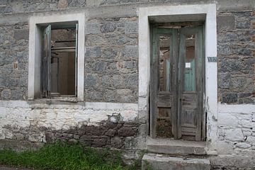 Verlaten huis op Lesbos
