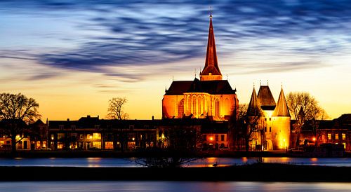 Bovenkerk en Koornmarktpoort in Kampen