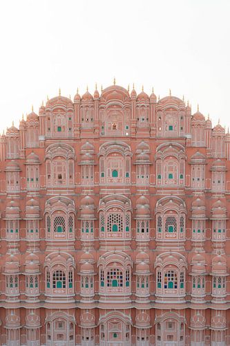 Hawa Mahal roze gevel | reisfotografie print | Jaipur, India