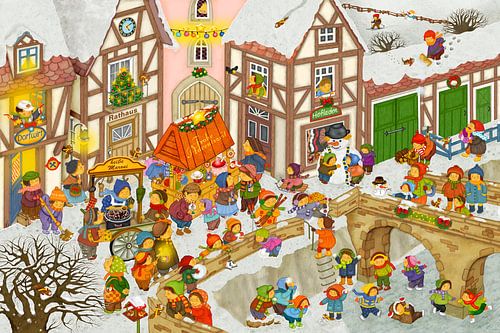 Mijn dorp in de winter