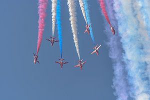 Red Arrows in Aktion während AIR14.