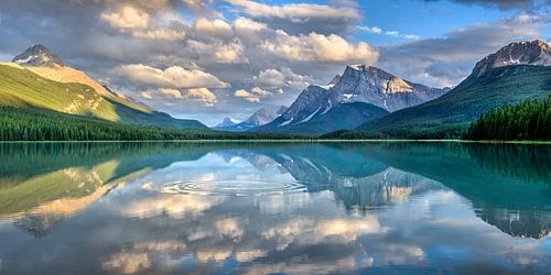 Spiegel der Stille - Waterfowl Lake, Alberta, Kanada