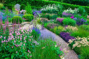 Dove Cottage Tuin, Halifax, Engeland van Lieuwe J. Zander