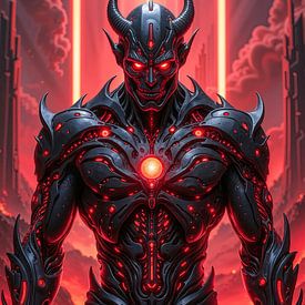 XERATHION – Der futuristische Dämon in der roten Hölle von INFERAURUM