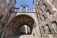 Vintage Carlton Street en viaduct in Edinburgh