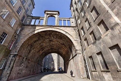 Le vieux Carlton Street et son viaduc à Édimbourg