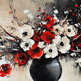 Peinture de fleurs 2 959 sur La collection ARTEO