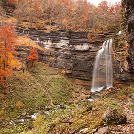 Hérisson waterval - Le Grand Saut - Jura - Frankrijk van Louis-Thibaud Chambon