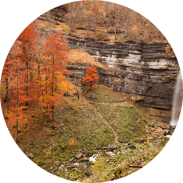 Hérisson waterval - Le Grand Saut - Jura - Frankrijk van Louis-Thibaud Chambon