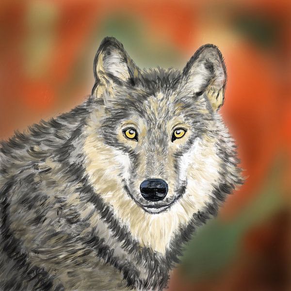 Brother wolf by Hans van Gurp