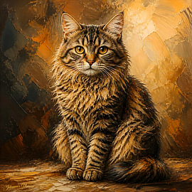 Katzenkunst-Sammlung – Amerikanisch-Wirehair von Johannas Art Creations